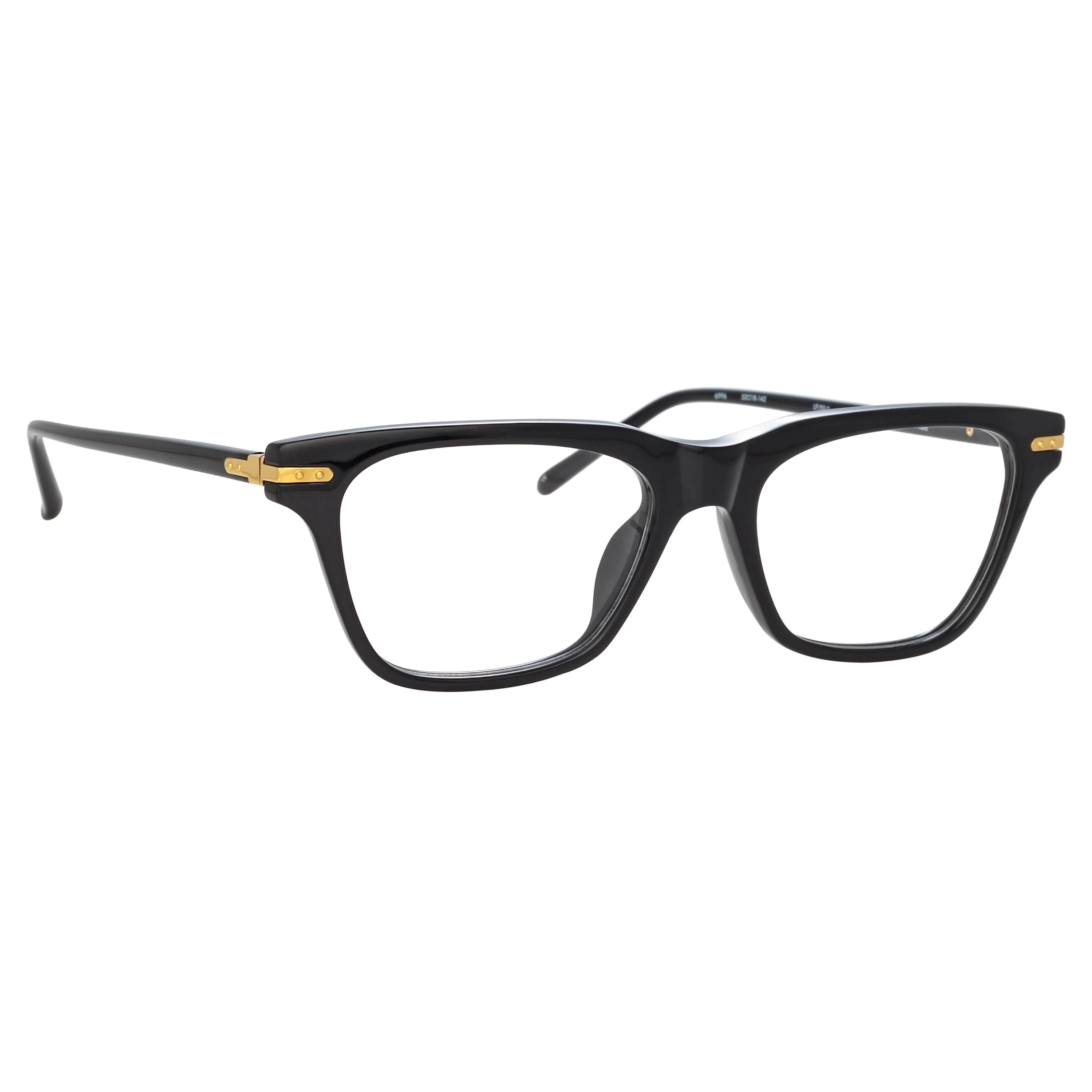 Mae Cat Eye Optical Frame in Black sold by Linda Farrow product image thumbnail 3