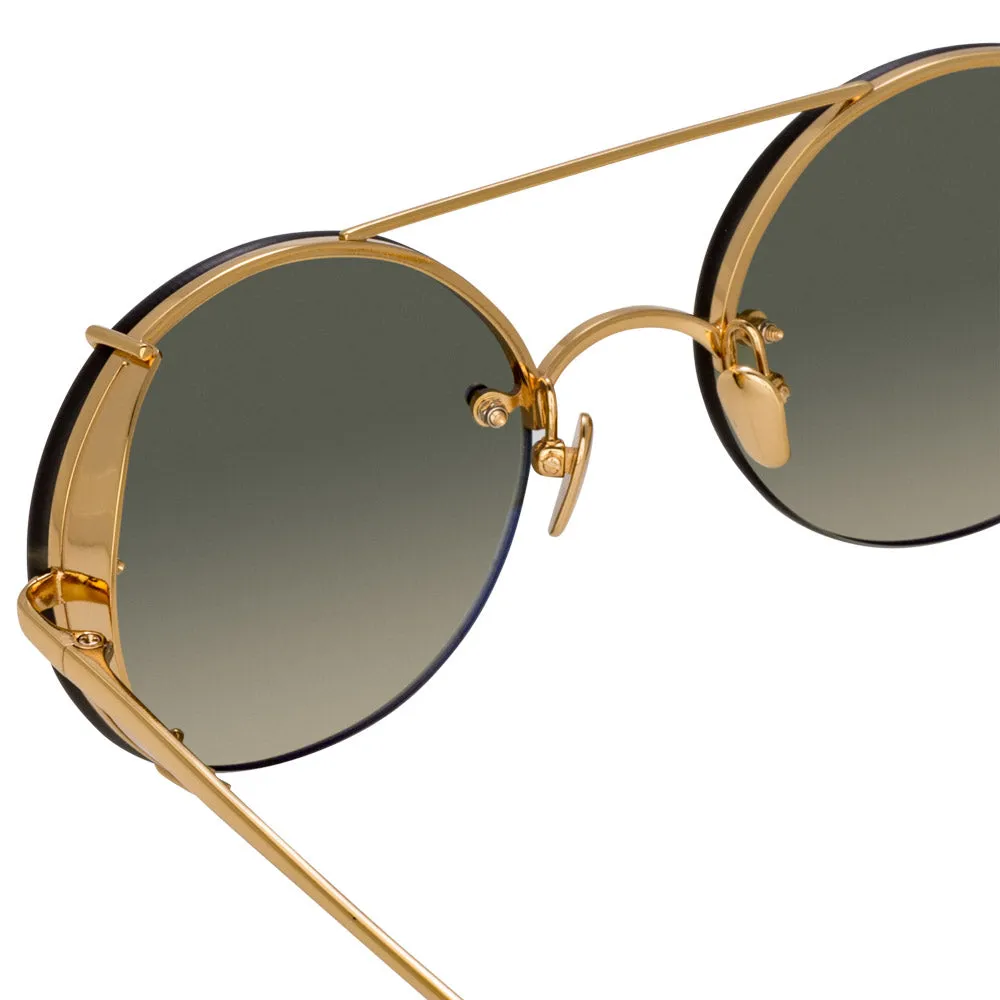 Linda Farrow 730 C5 Oval Sunglasses sold by Linda Farrow product image thumbnail 4