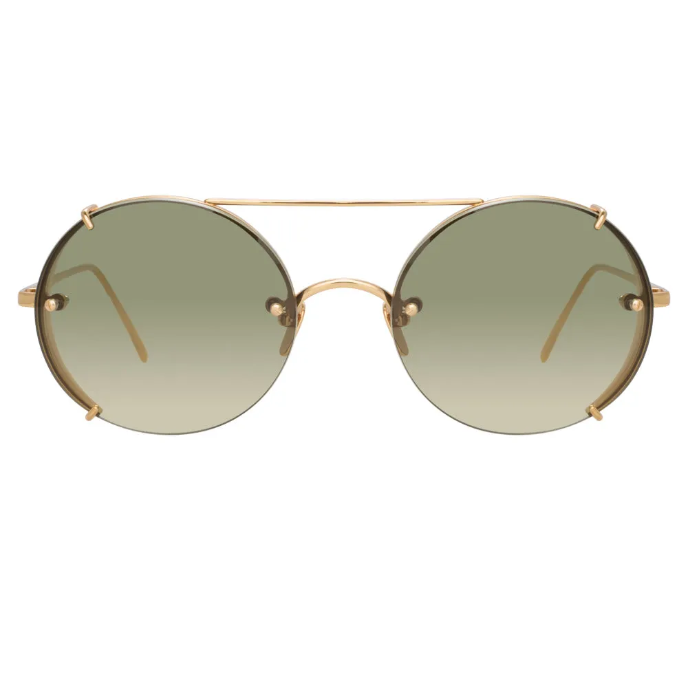 Linda Farrow 730 C5 Oval Sunglasses sold by Linda Farrow