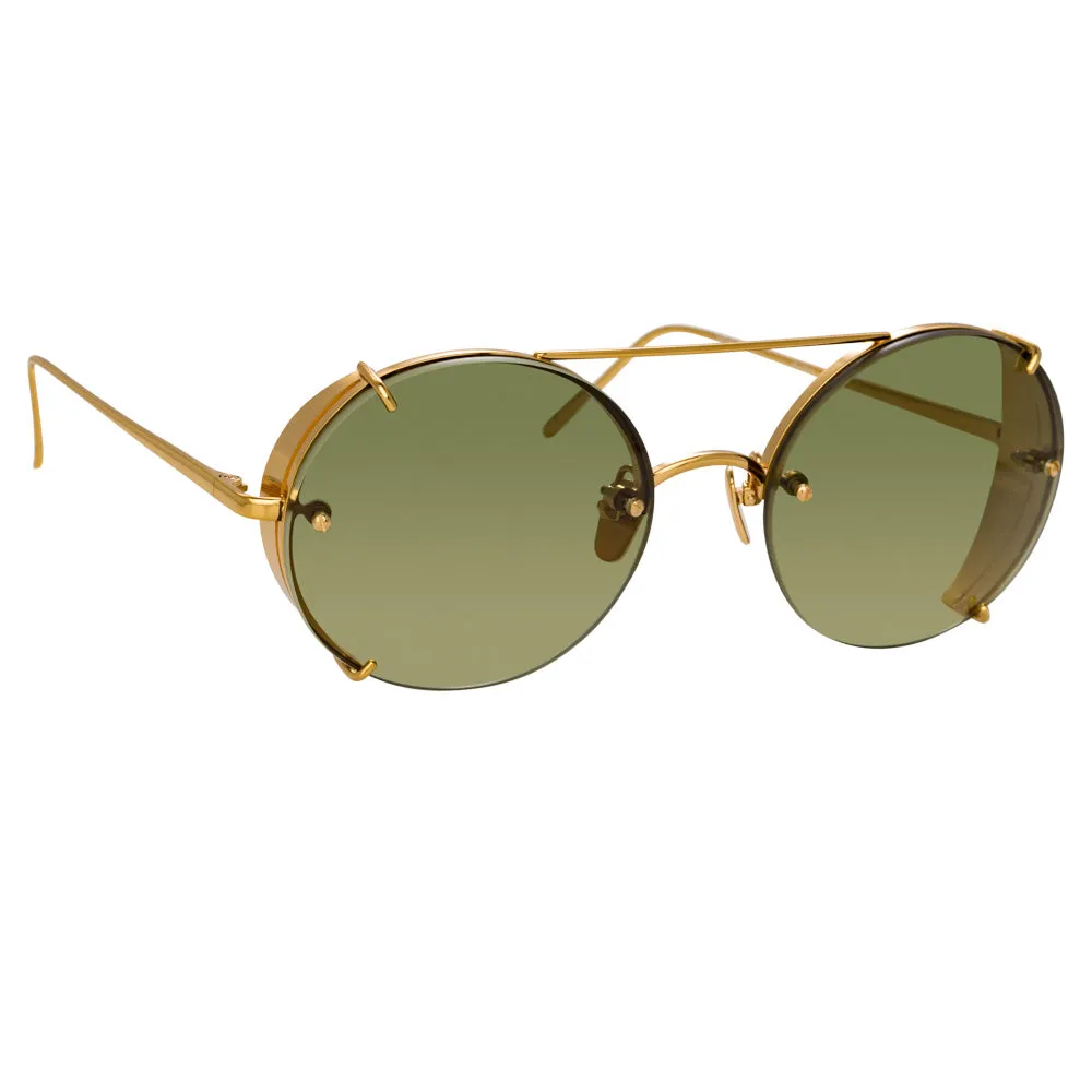 Linda Farrow 730 C5 Oval Sunglasses sold by Linda Farrow product image thumbnail 2