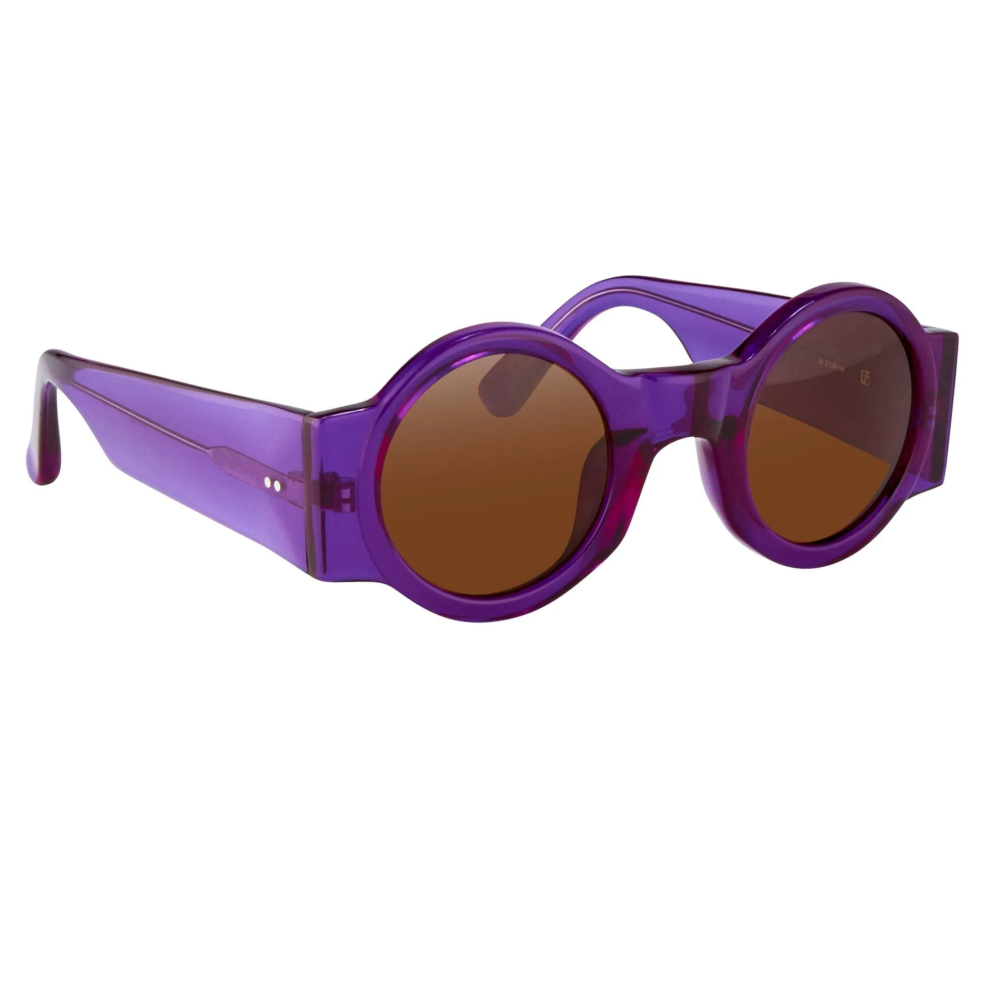Dries van Noten 98 C6 Round Sunglasses sold by Linda Farrow