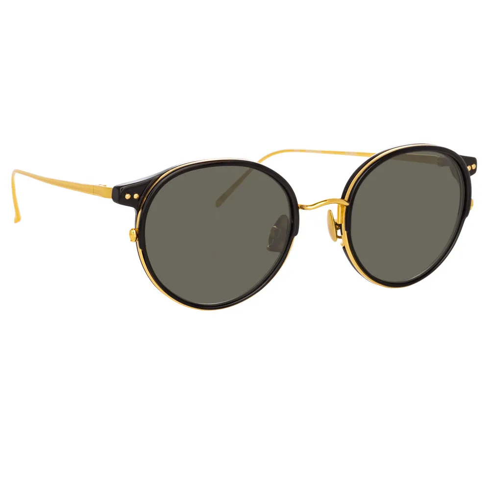 Linda Farrow Beni C1 Oval Sunglasses sold by Linda Farrow product image thumbnail 2