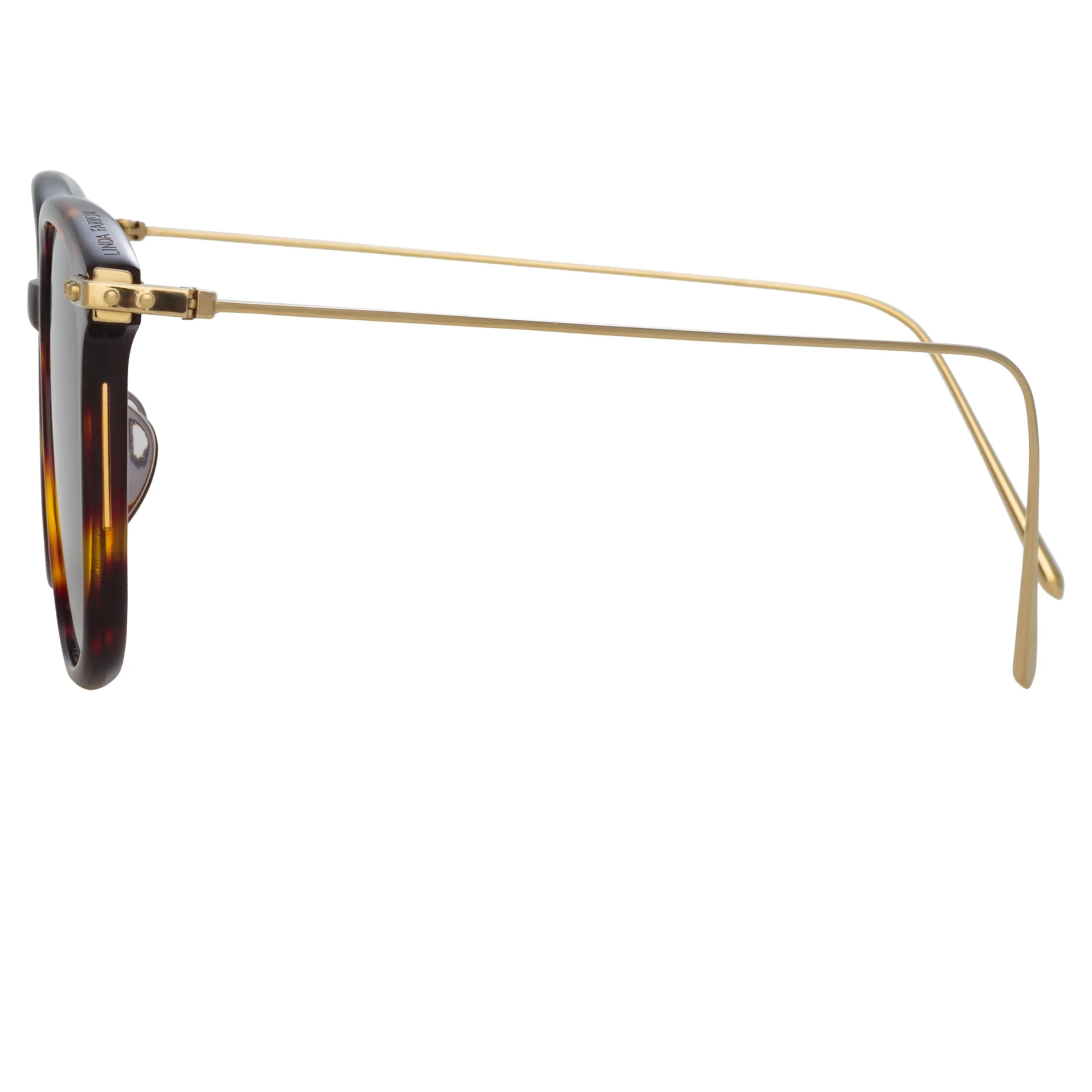 Coffey A Rectangular Sunglasses in Tortoiseshell sold by Linda Farrow product image thumbnail 4