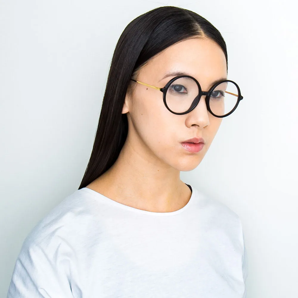 Linda Farrow 645 C1 Round Optical Frame sold by Linda Farrow product image thumbnail 5