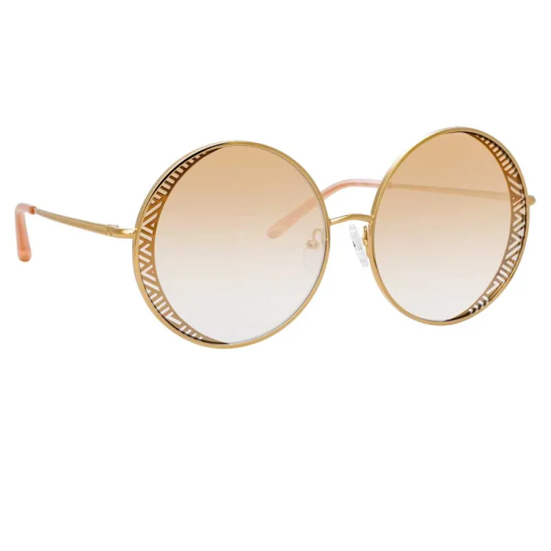 Matthew Williamson Blossom C2 Round Sunglasses sold by Linda Farrow