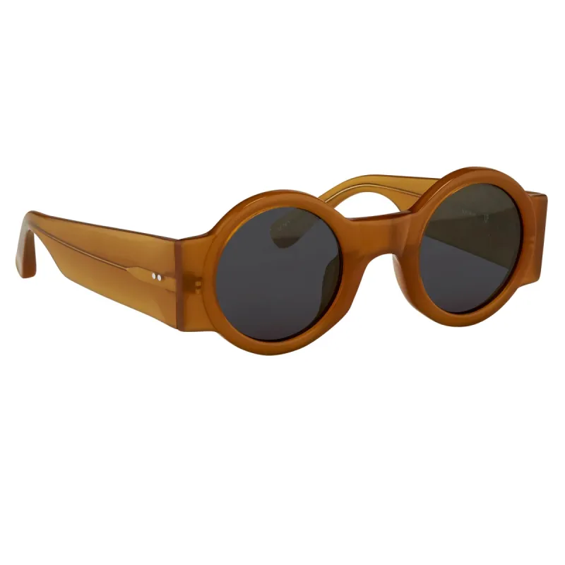 Dries van Noten 98 C1 Round Sunglasses sold by Linda Farrow