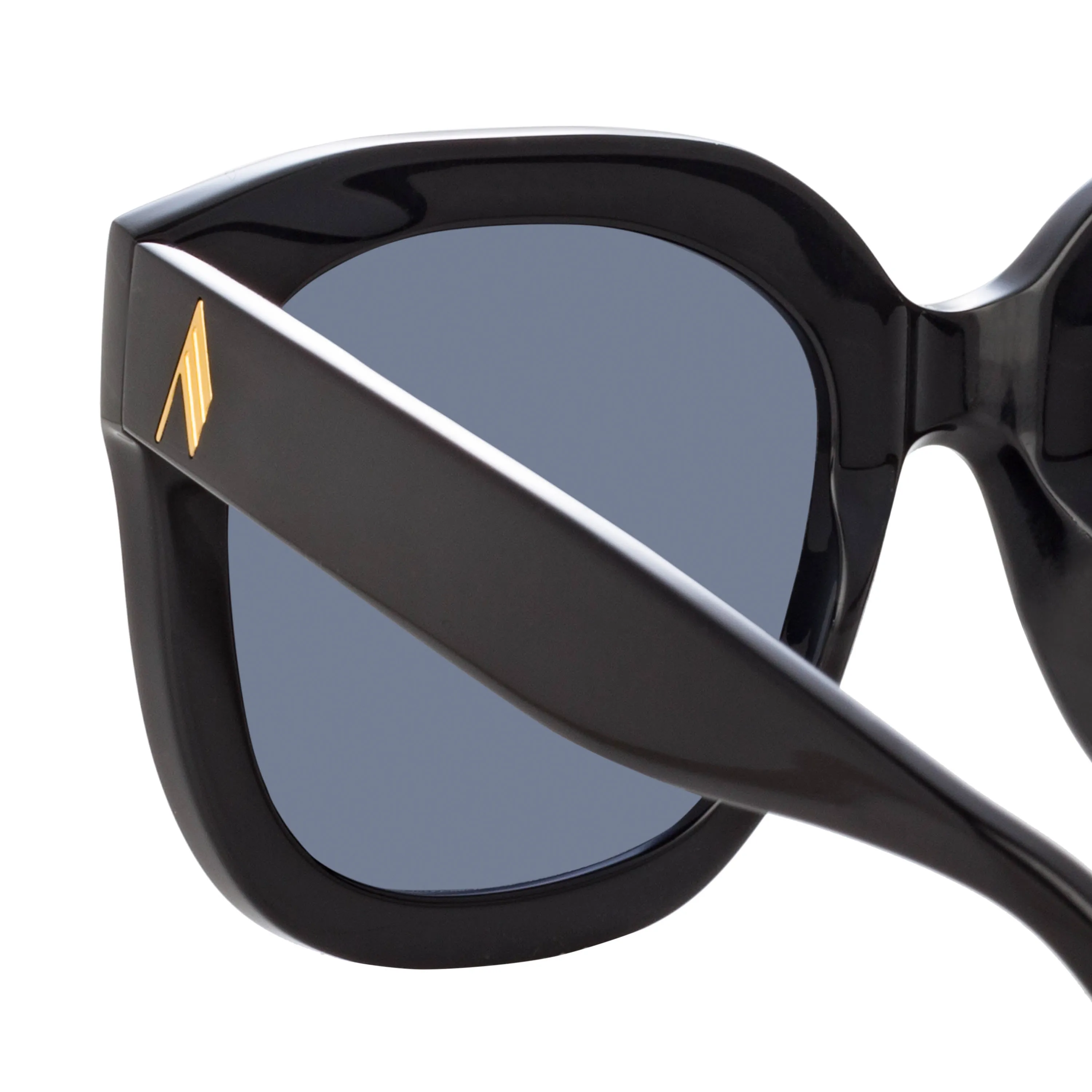 The Attico Zoe Oversized Sunglasses in Black sold by Linda Farrow product image thumbnail 4