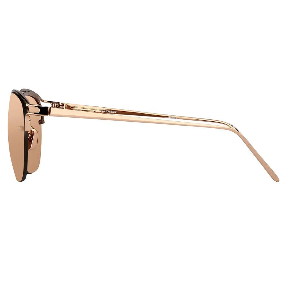 Linda Farrow 538 C3 Browline Sunglasses sold by Linda Farrow product image thumbnail 3