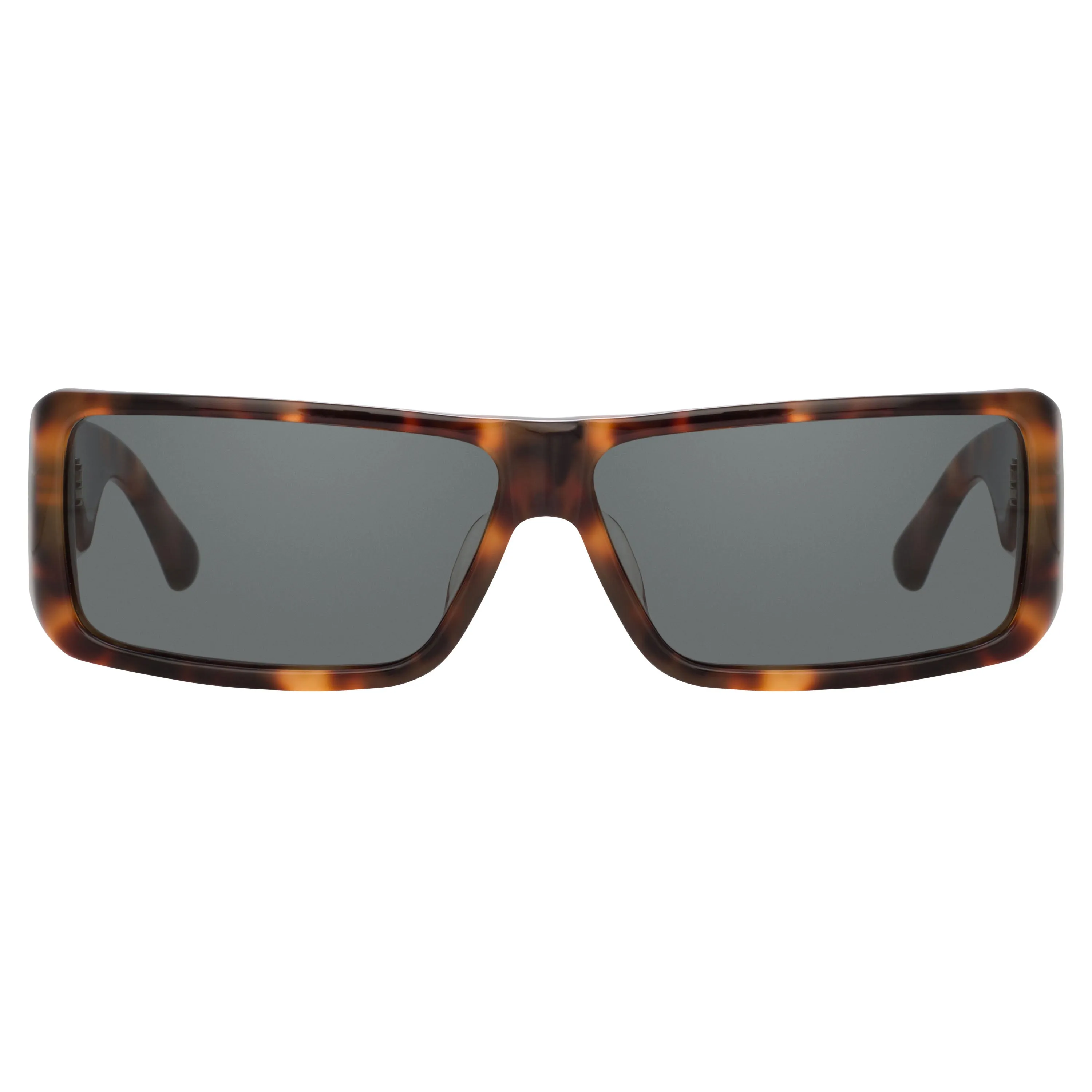 Dries Van Noten 157 Rectangular Sunglasses in Tortoiseshell sold by Linda Farrow product image thumbnail 2