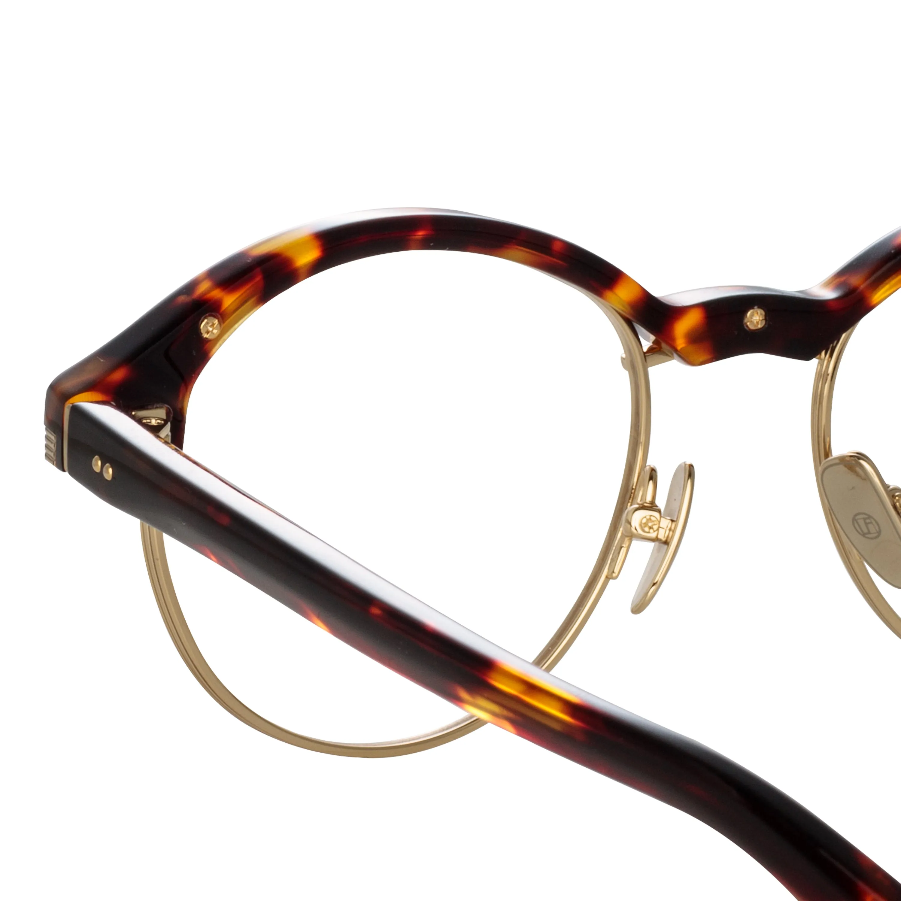 Keen Oval Optical Frame in Tortoiseshell sold by Linda Farrow product image thumbnail 4