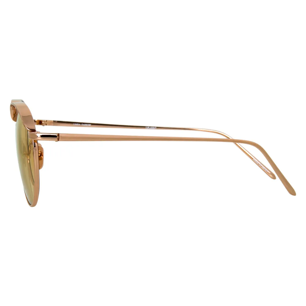 Linda Farrow 623 C7 Oval Sunglasses sold by Linda Farrow product image thumbnail 3