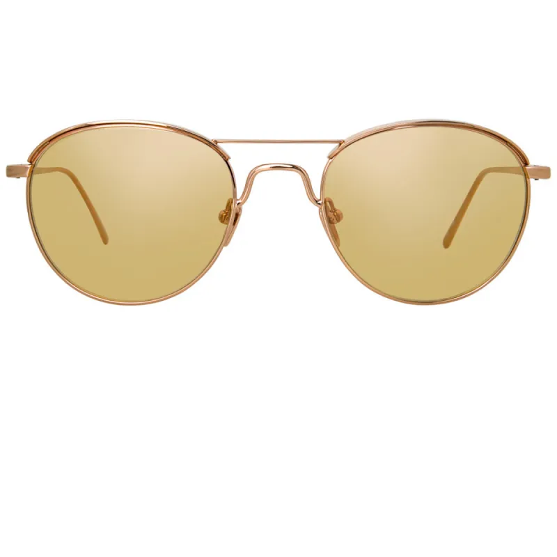 Linda Farrow 623 C7 Oval Sunglasses sold by Linda Farrow