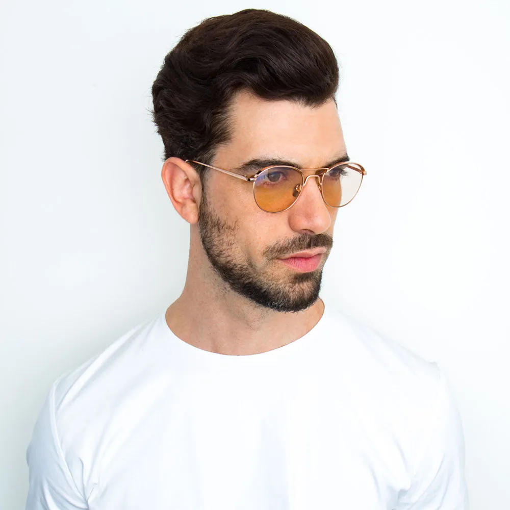 Linda Farrow 623 C7 Oval Sunglasses sold by Linda Farrow product image thumbnail 5