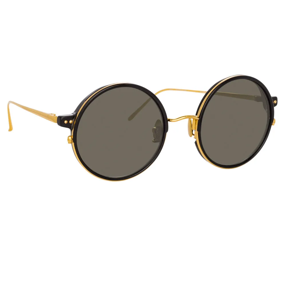 Linda Farrow Lara C1 Round Sunglasses sold by Linda Farrow product image thumbnail 2