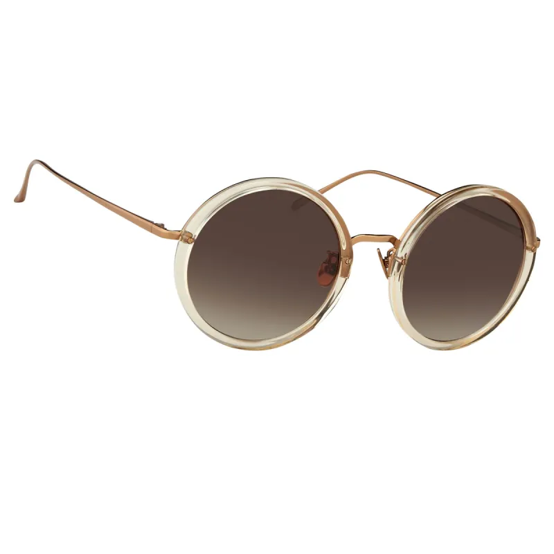 Linda Farrow Tracy C34 Round Sunglasses sold by Linda Farrow
