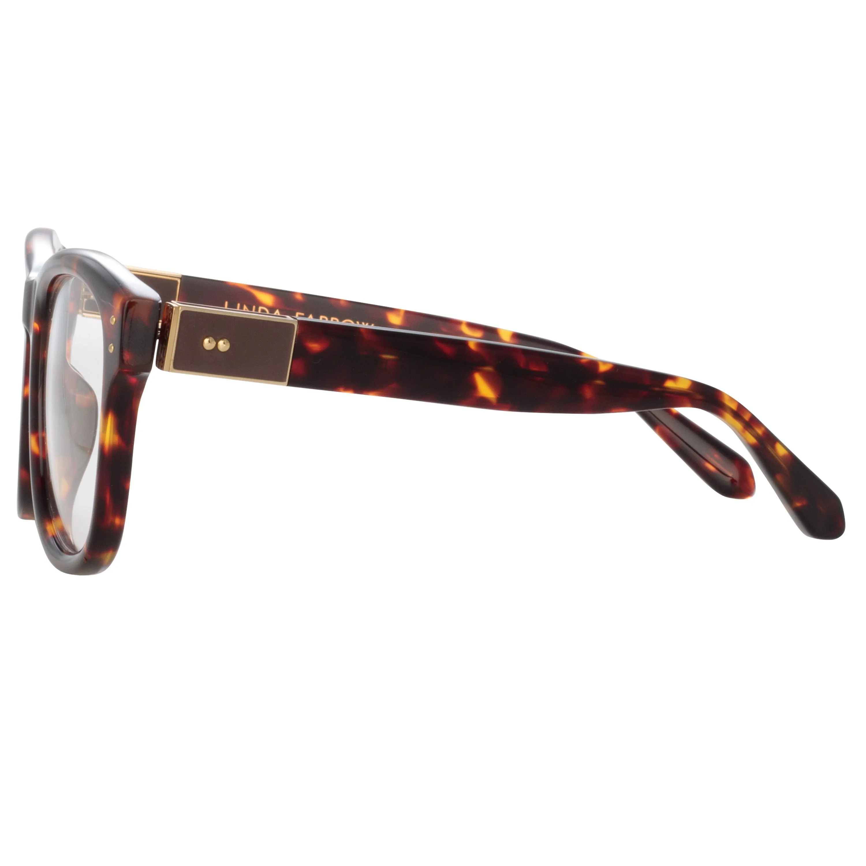 Men's Edson Optical D-Frame in Tortoiseshell sold by Linda Farrow product image thumbnail 4