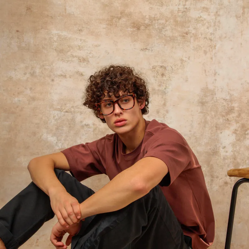 Men's Edson Optical D-Frame in Tortoiseshell sold by Linda Farrow