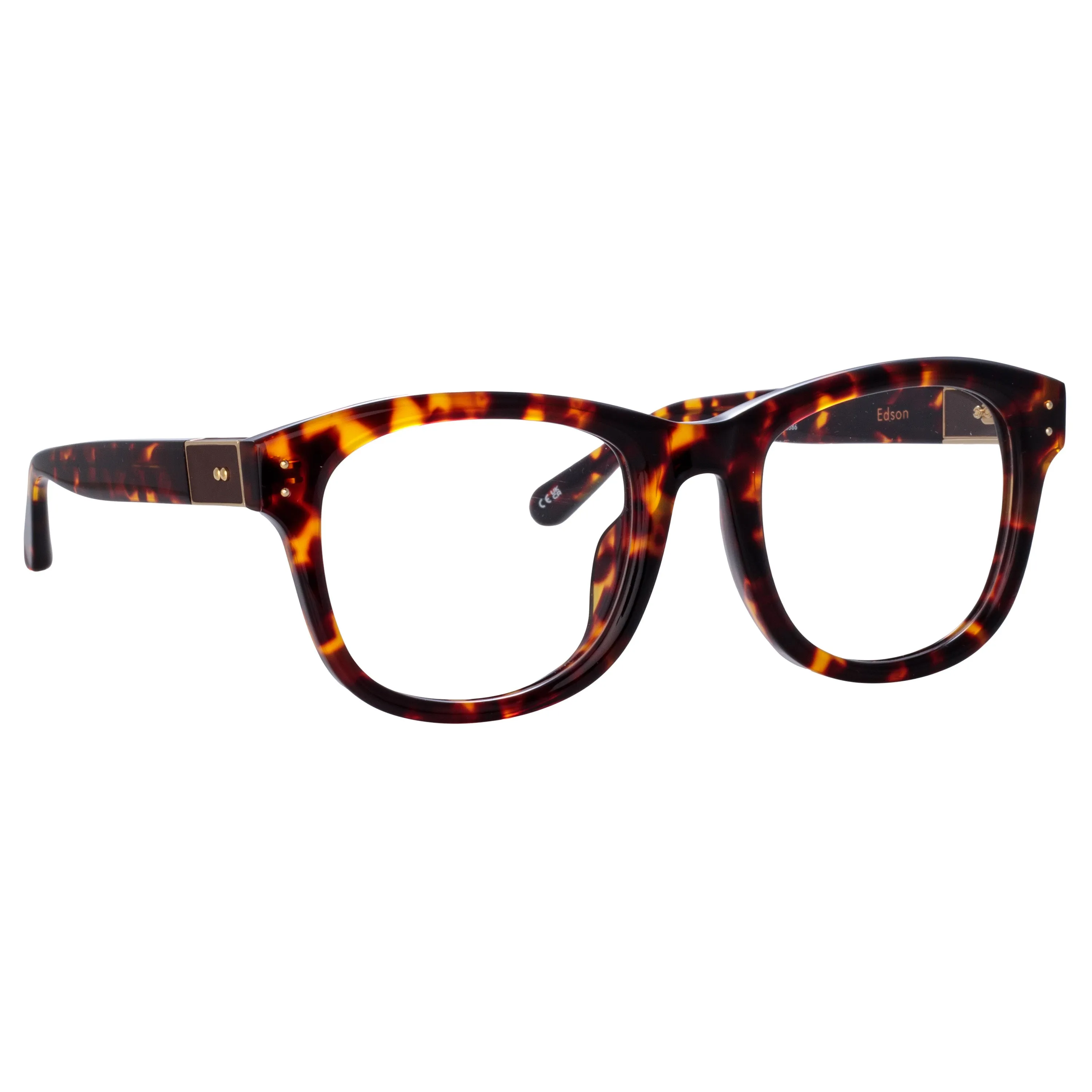 Men's Edson Optical D-Frame in Tortoiseshell sold by Linda Farrow product image thumbnail 3