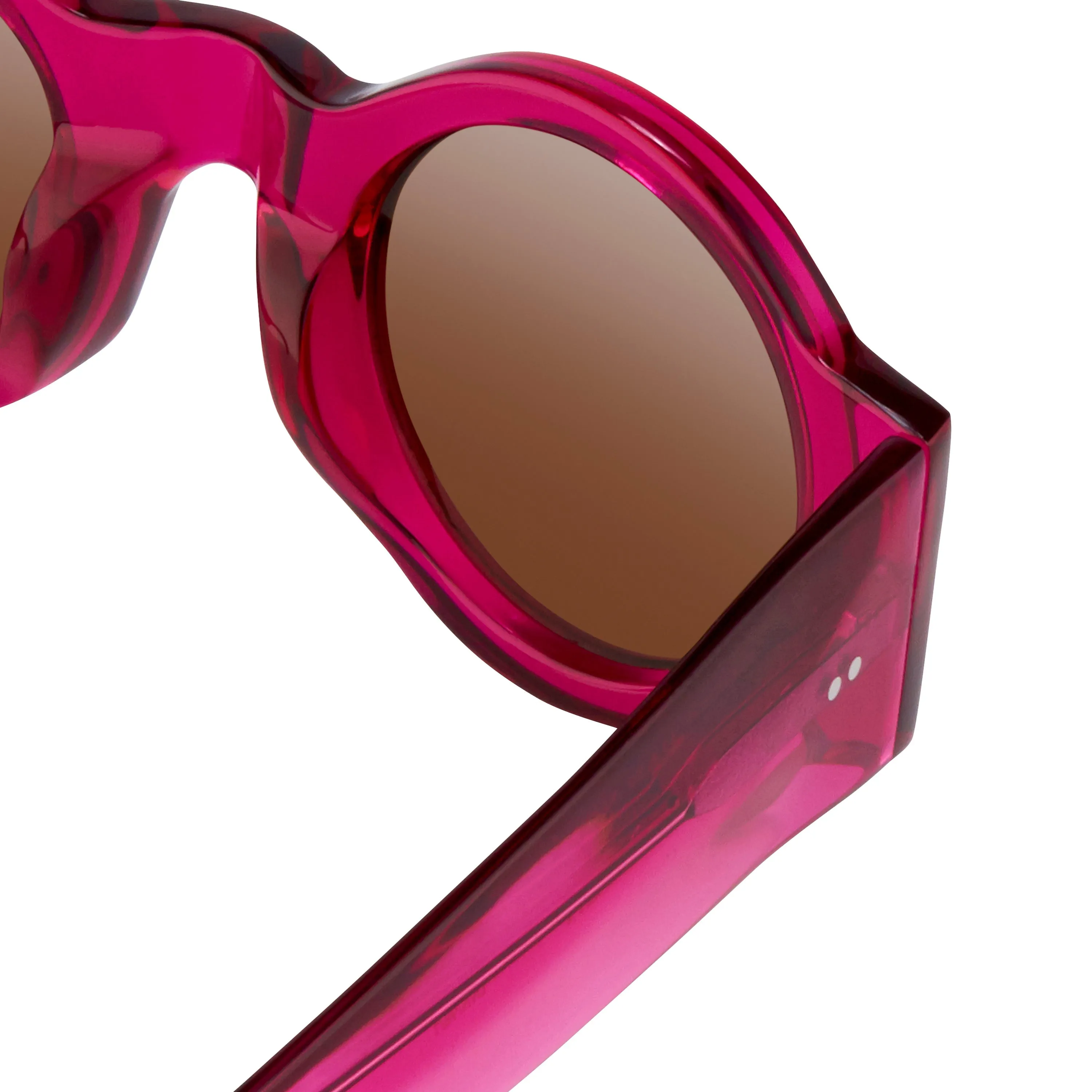 Dries van Noten 98 C7 Round Sunglasses sold by Linda Farrow product image thumbnail 3