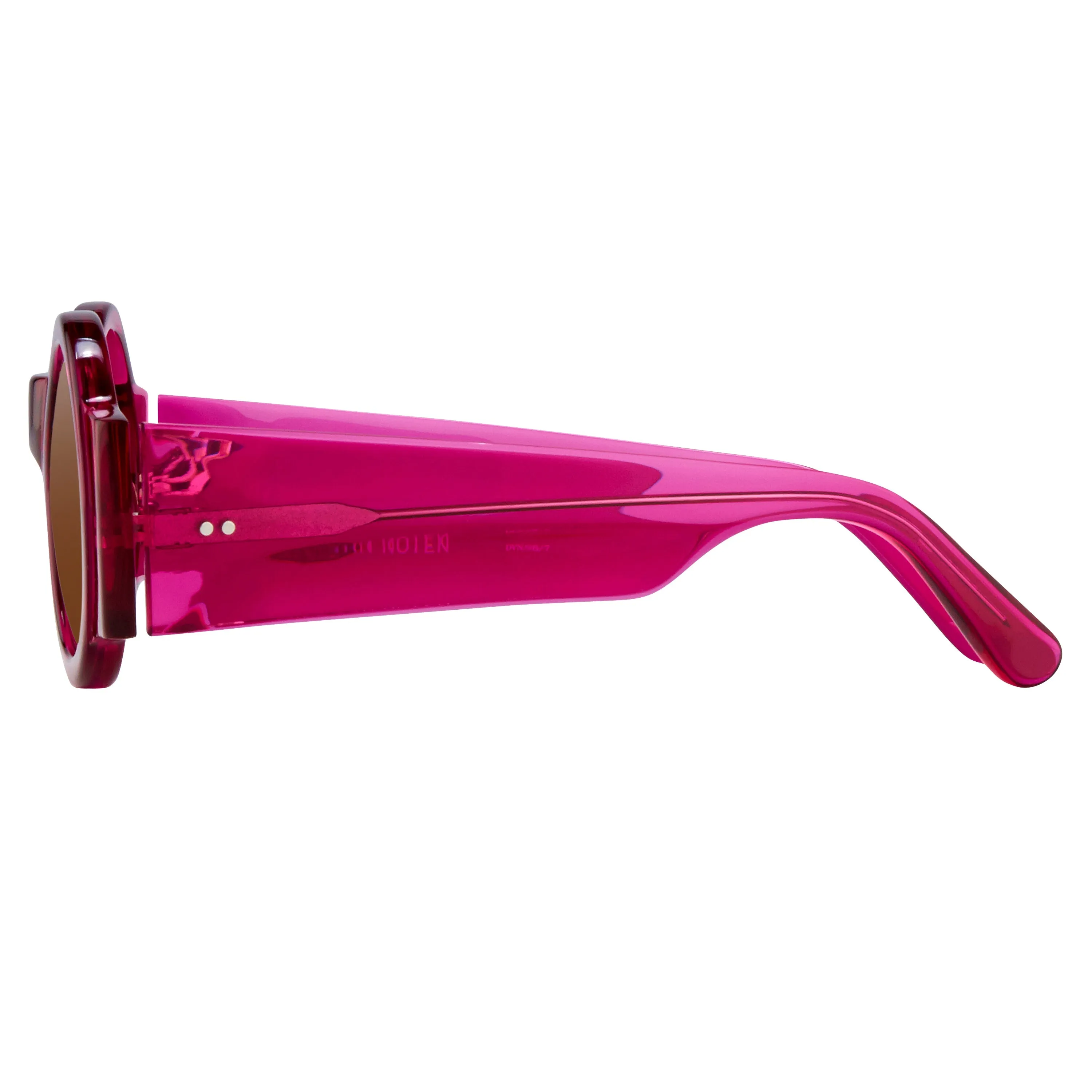 Dries van Noten 98 C7 Round Sunglasses sold by Linda Farrow product image thumbnail 2