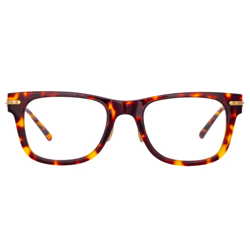 Portico Optical D-Frame in Tortoiseshell sold by Linda Farrow