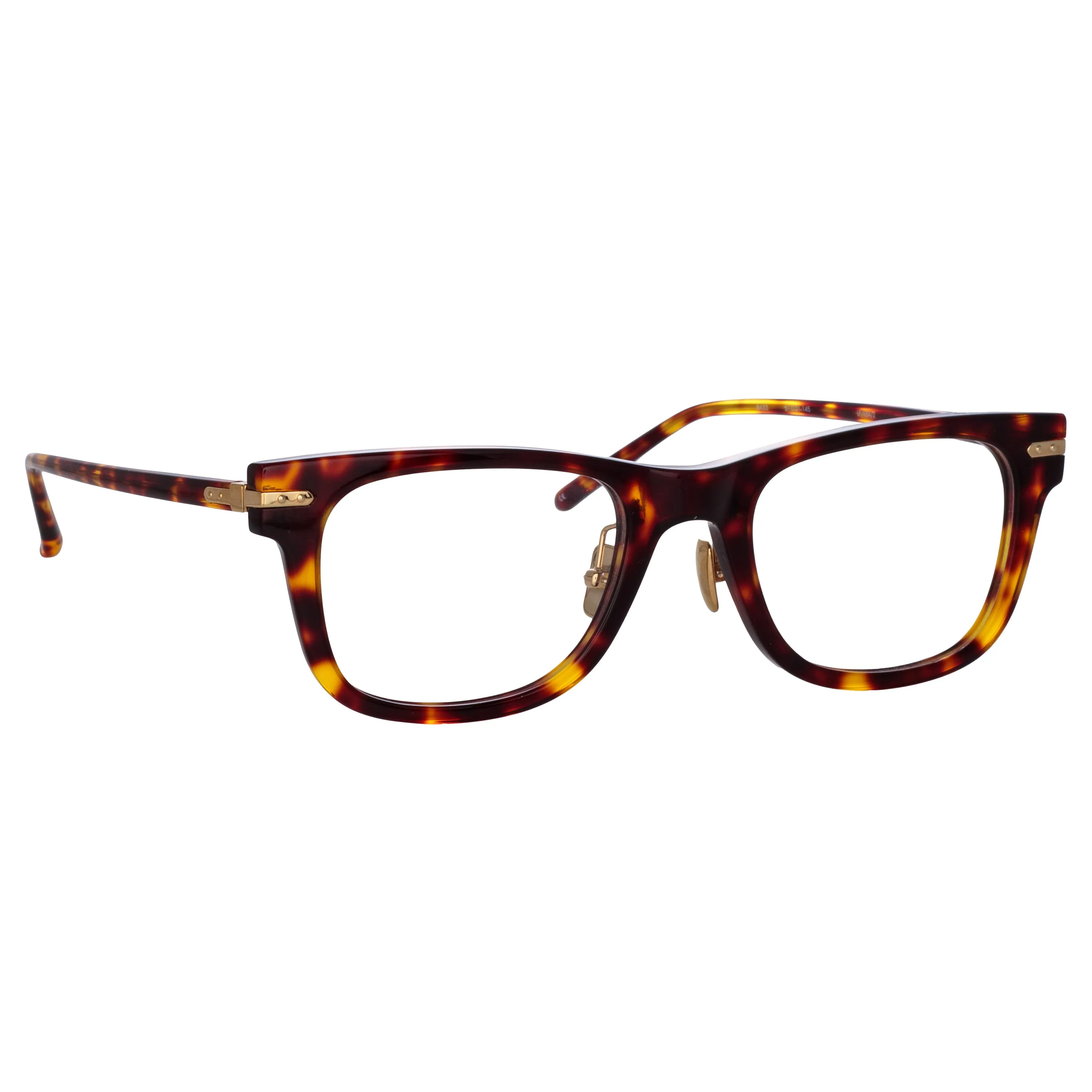 Portico Optical D-Frame in Tortoiseshell sold by Linda Farrow product image thumbnail 2