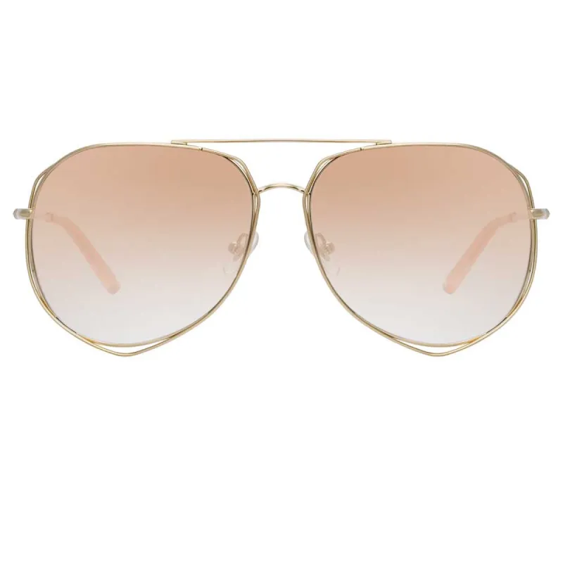 Matthew Williamson Heather C2 Aviator Sunglasses sold by Linda Farrow