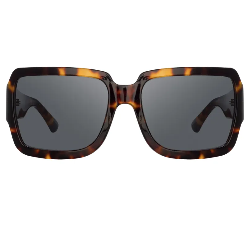 Dries Van Noten Oversized Sunglasses in Tortoiseshell sold by Linda Farrow