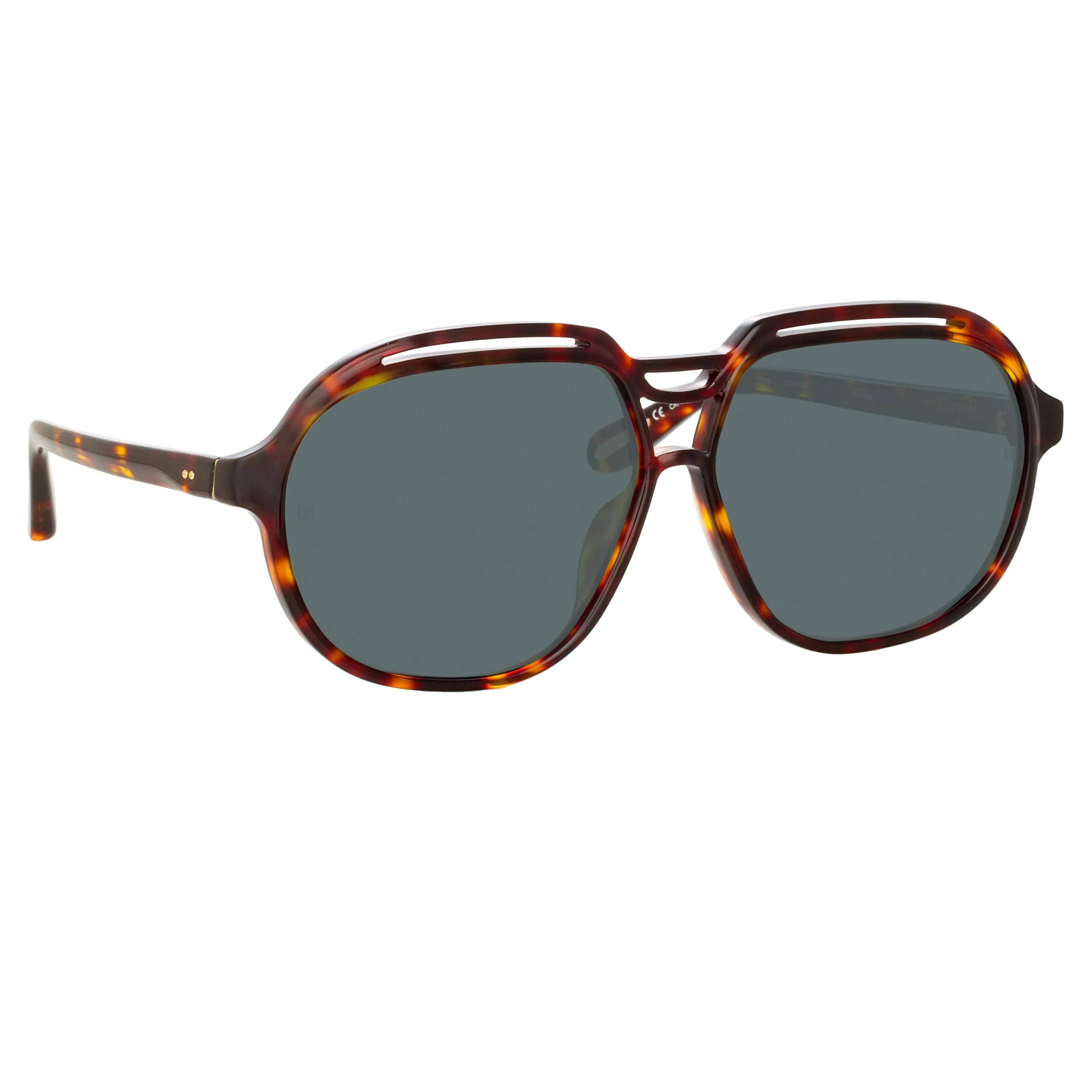 Raphael Aviator Sunglasses in Tortoiseshell sold by Linda Farrow