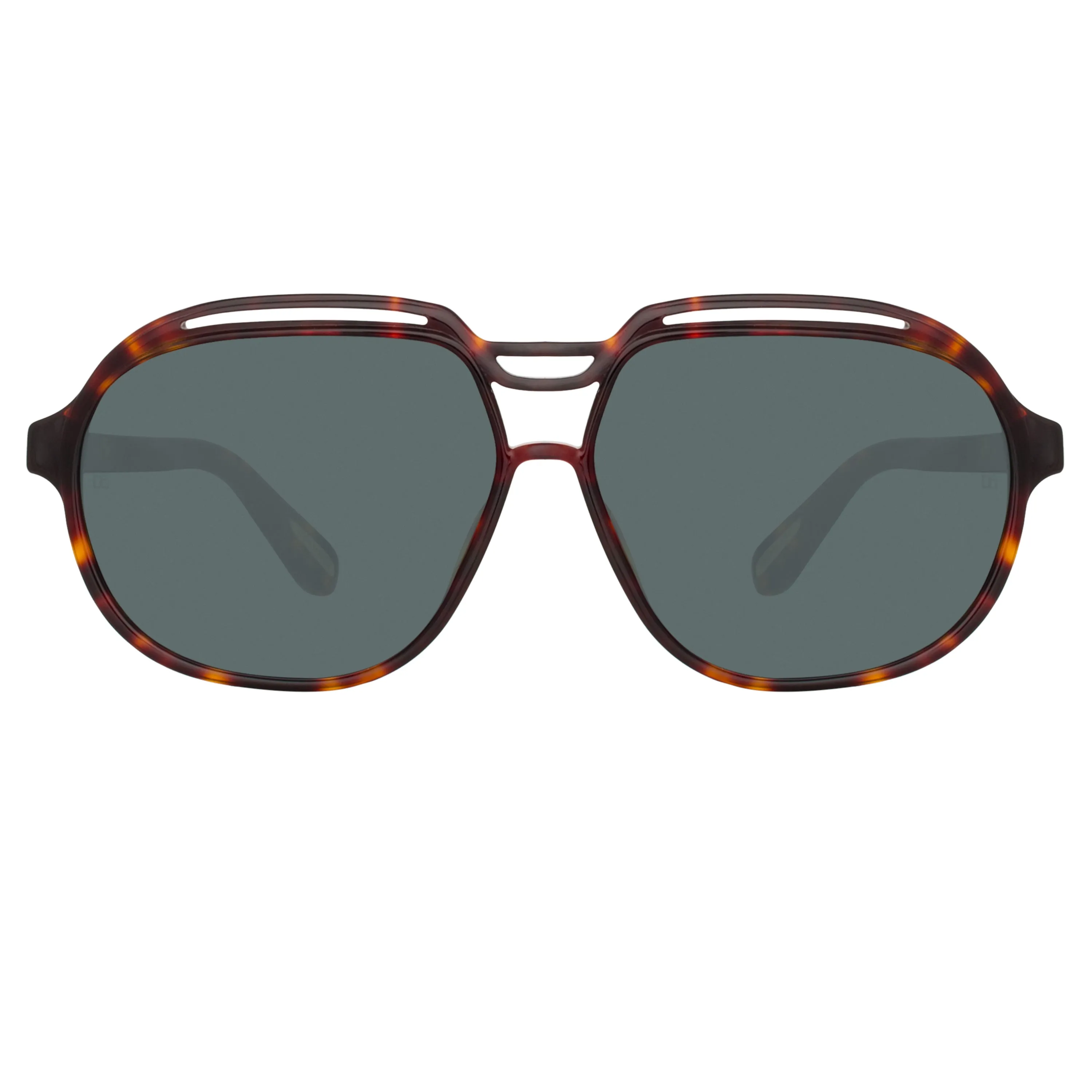 Raphael Aviator Sunglasses in Tortoiseshell sold by Linda Farrow product image thumbnail 2
