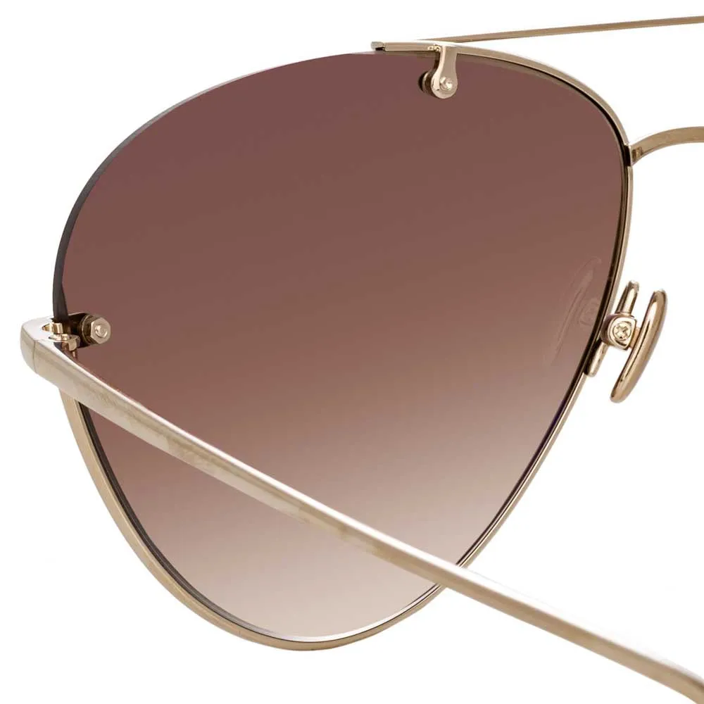 Linda Farrow Pine C6 Aviator Sunglasses sold by Linda Farrow product image thumbnail 4