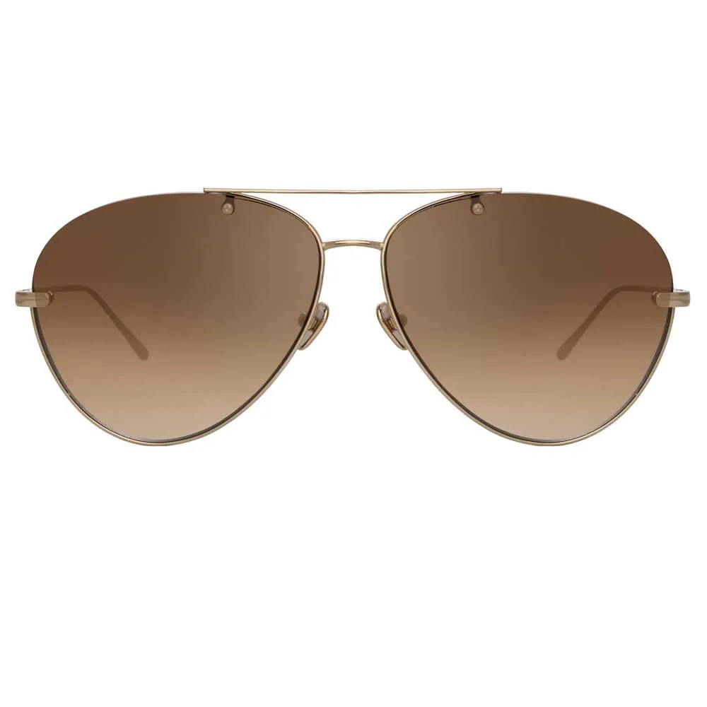 Linda Farrow Pine C6 Aviator Sunglasses sold by Linda Farrow