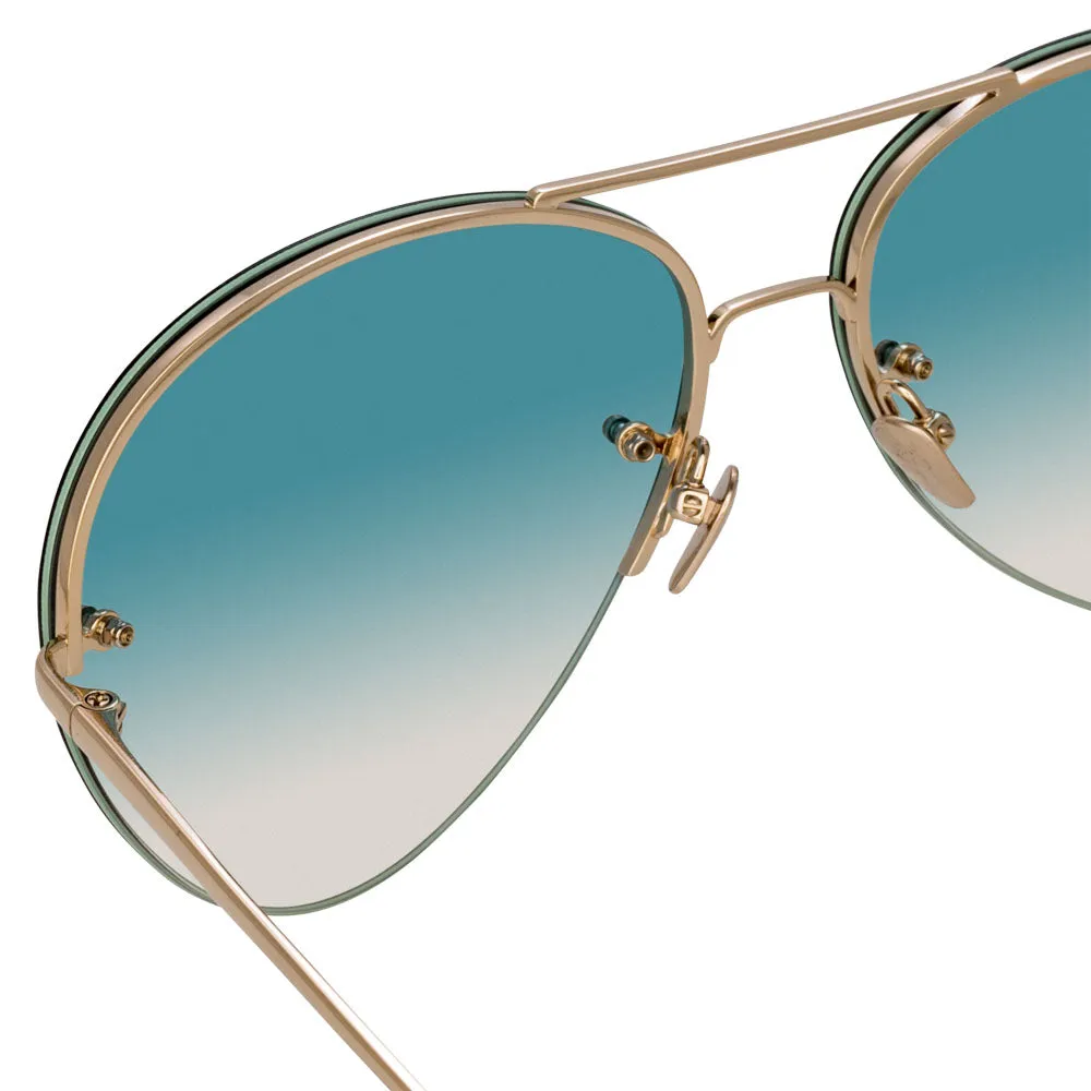 Linda Farrow 574 C10 Aviator Sunglasses sold by Linda Farrow product image thumbnail 4