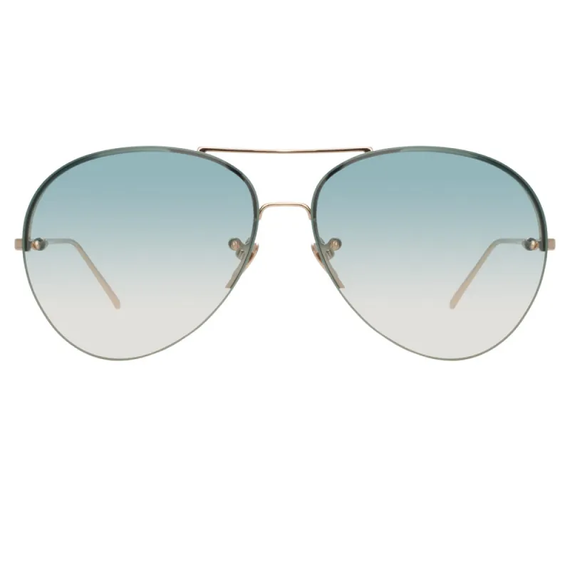 Linda Farrow 574 C10 Aviator Sunglasses sold by Linda Farrow
