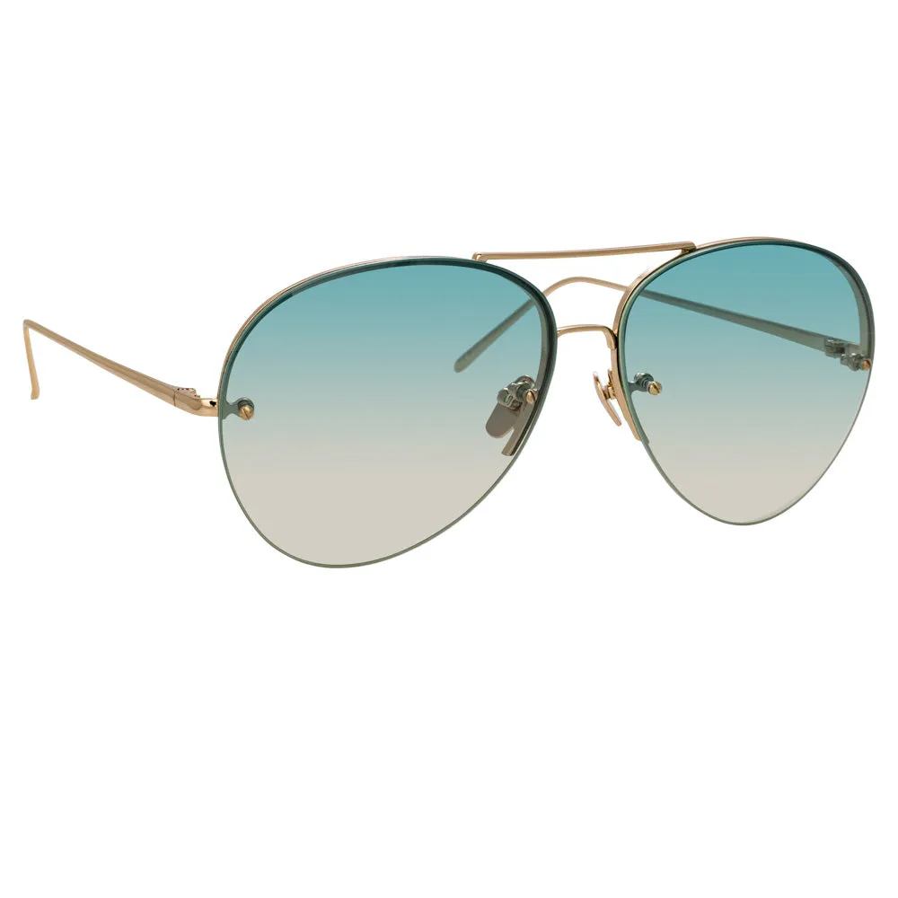 Linda Farrow 574 C10 Aviator Sunglasses sold by Linda Farrow product image thumbnail 2