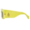 The Attico Mini Marfa in Lemon sold by Linda Farrow