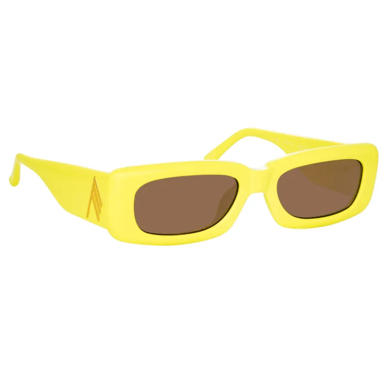 The Attico Mini Marfa in Lemon sold by Linda Farrow