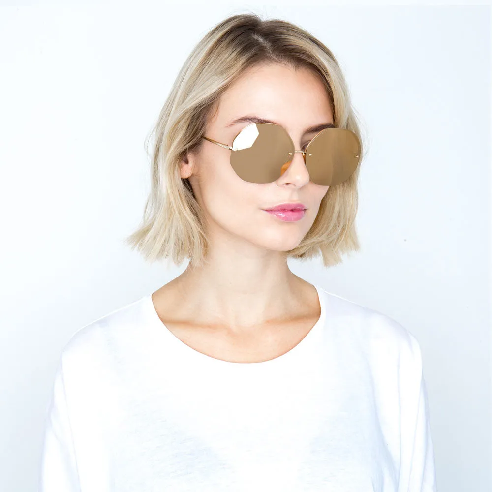 Linda Farrow 567 C1 Oversized Sunglasses sold by Linda Farrow product image thumbnail 5