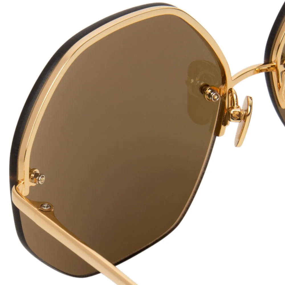 Linda Farrow 567 C1 Oversized Sunglasses sold by Linda Farrow product image thumbnail 4