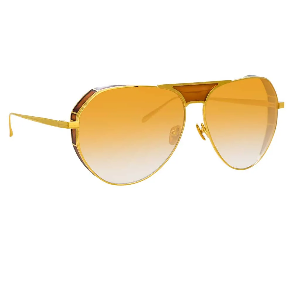 Linda Farrow Matheson C4 Aviator Sunglasses sold by Linda Farrow product image thumbnail 2