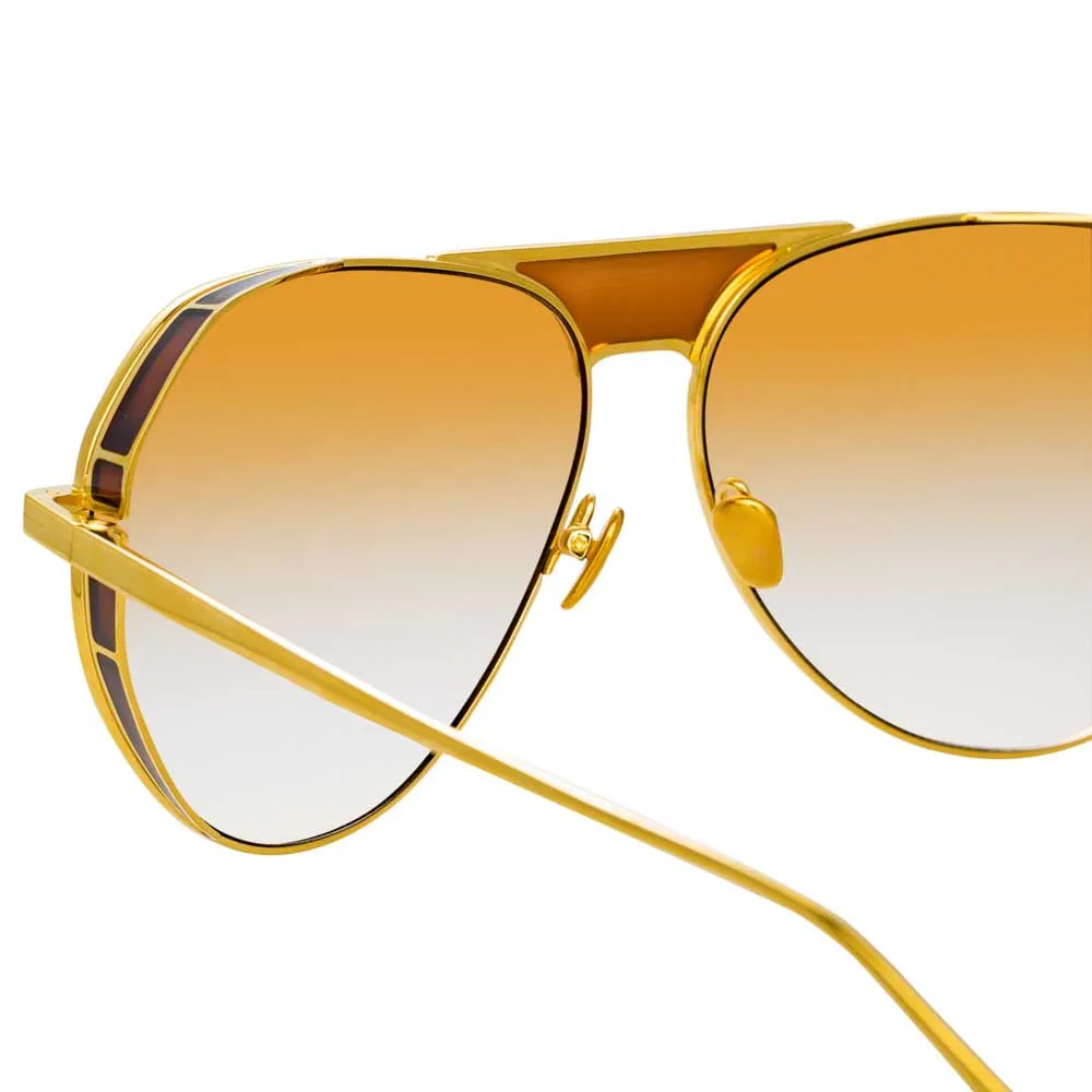 Linda Farrow Matheson C4 Aviator Sunglasses sold by Linda Farrow product image thumbnail 4