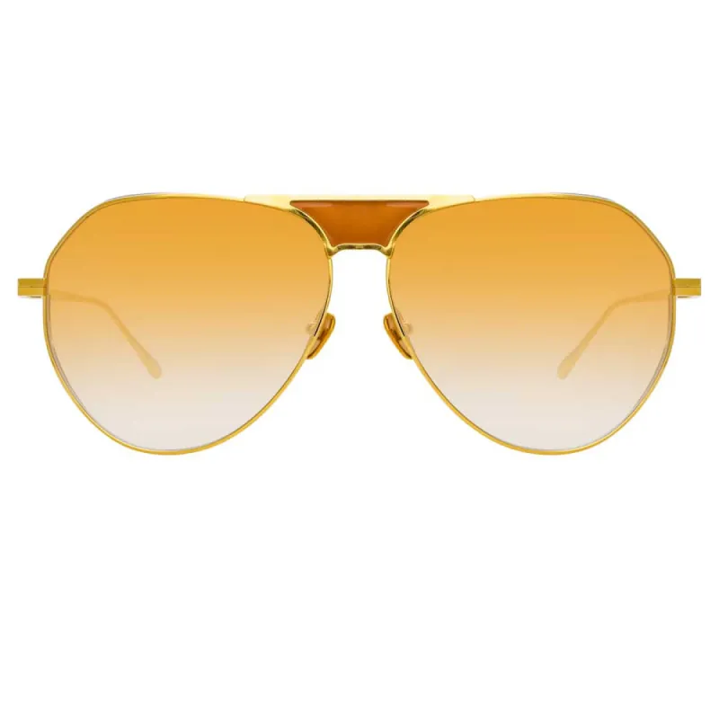 Linda Farrow Matheson C4 Aviator Sunglasses sold by Linda Farrow