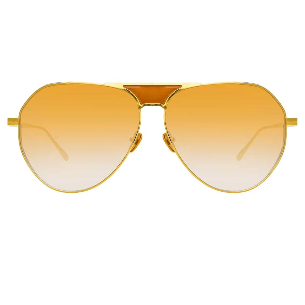 Linda Farrow Matheson C4 Aviator Sunglasses sold by Linda Farrow