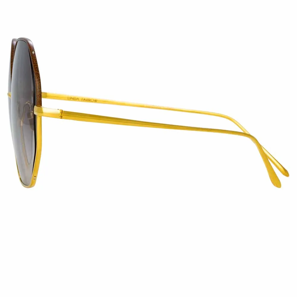 Linda Farrow Aerial C3 Oversized Sunglasses sold by Linda Farrow product image thumbnail 3