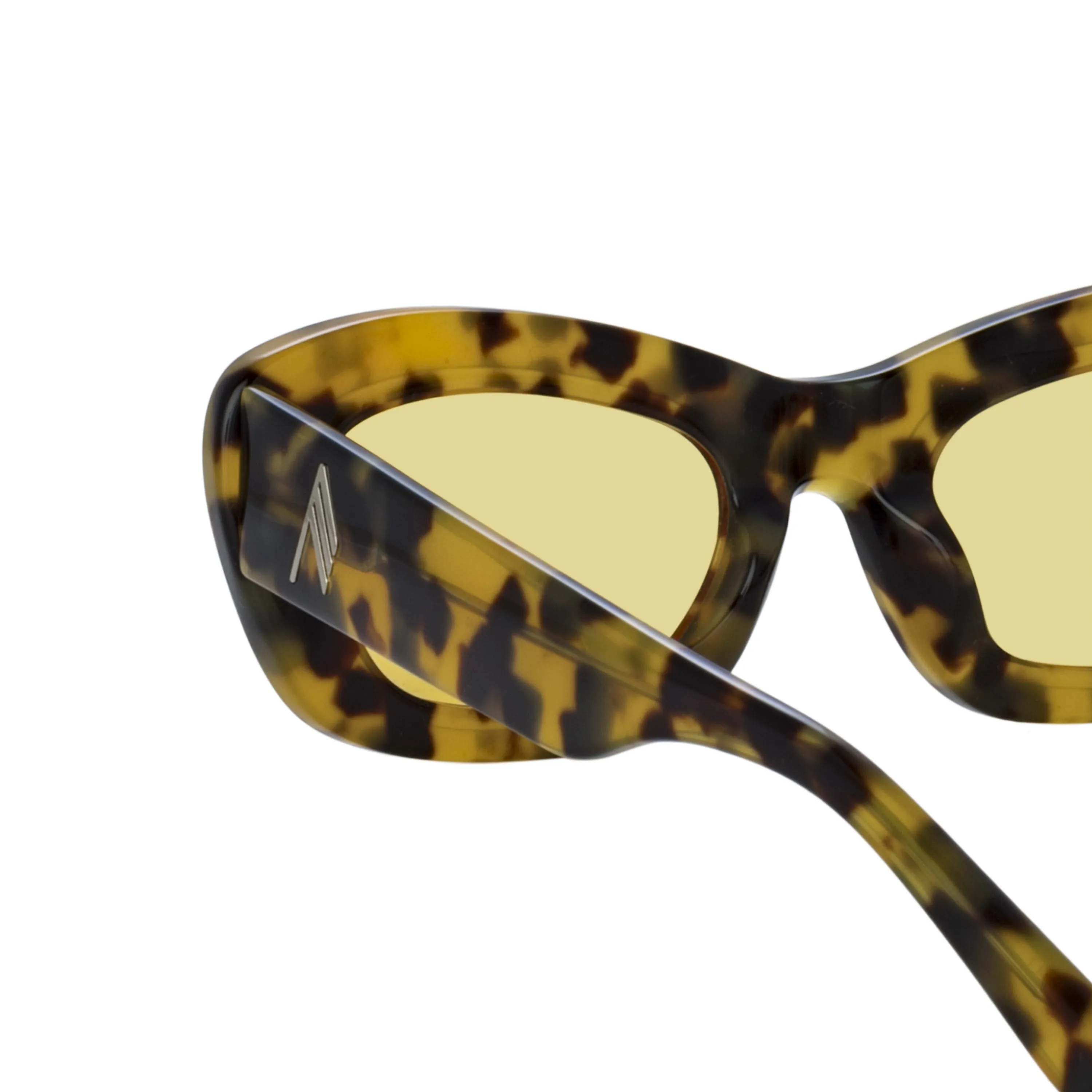 The Attico Rania Cat Eye Sunglasses in Tortoiseshell sold by Linda Farrow product image thumbnail 5