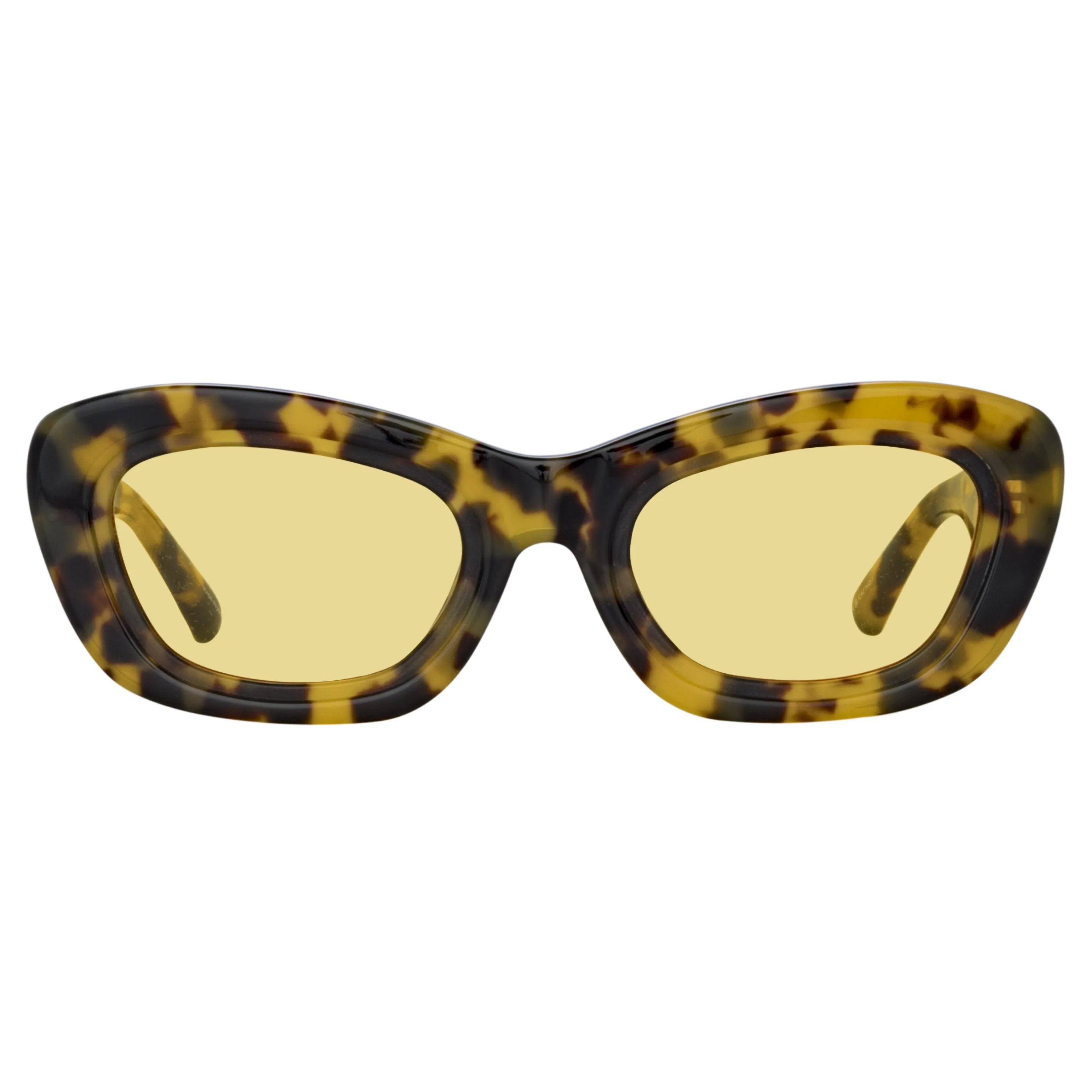 The Attico Rania Cat Eye Sunglasses in Tortoiseshell sold by Linda Farrow product image thumbnail 2