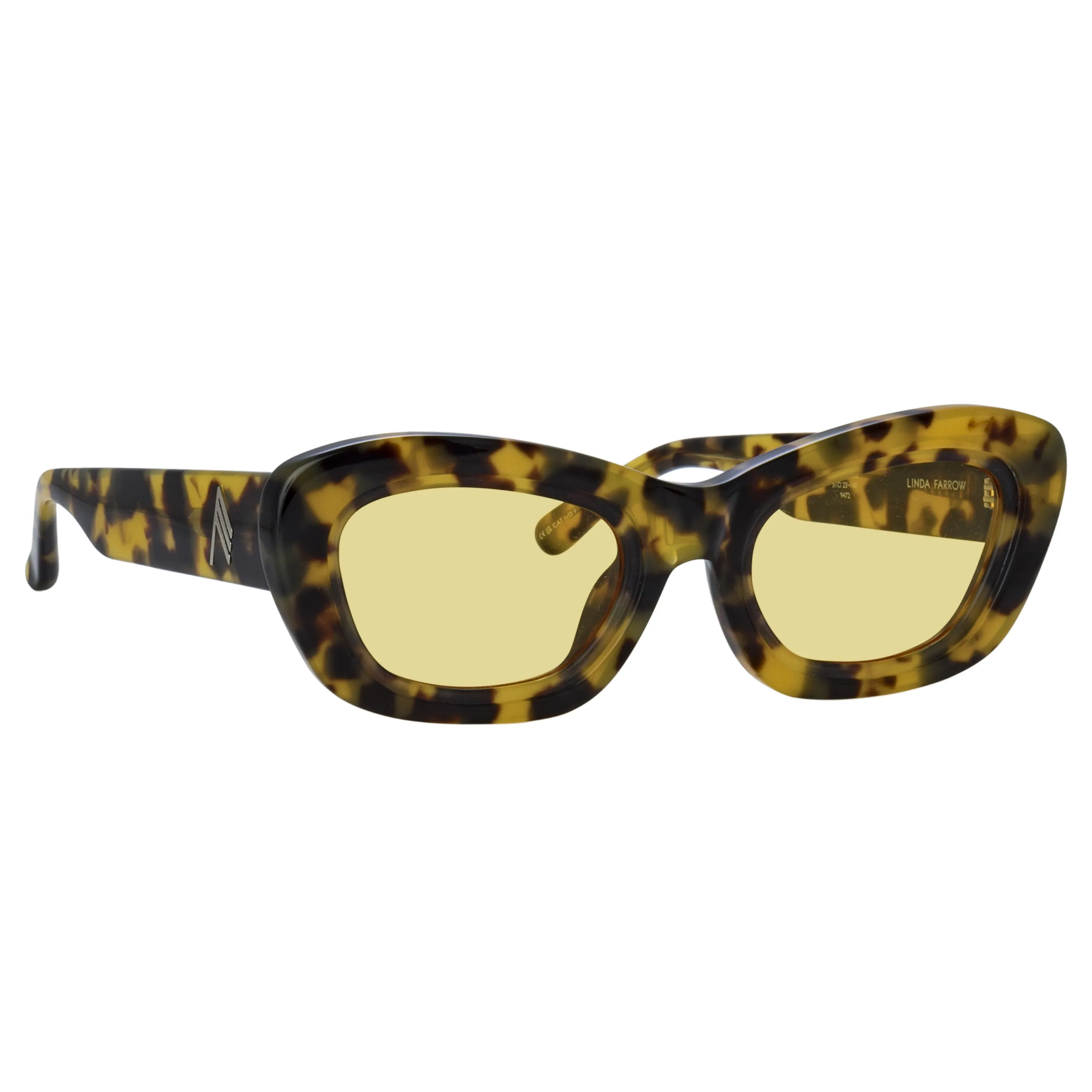 The Attico Rania Cat Eye Sunglasses in Tortoiseshell sold by Linda Farrow product image thumbnail 3
