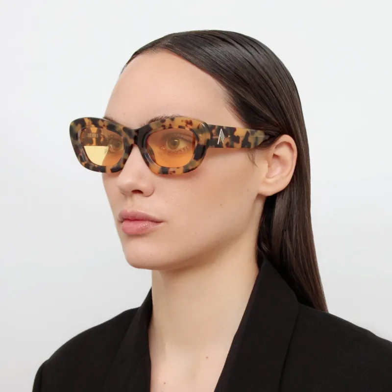 The Attico Rania Cat Eye Sunglasses in Tortoiseshell sold by Linda Farrow