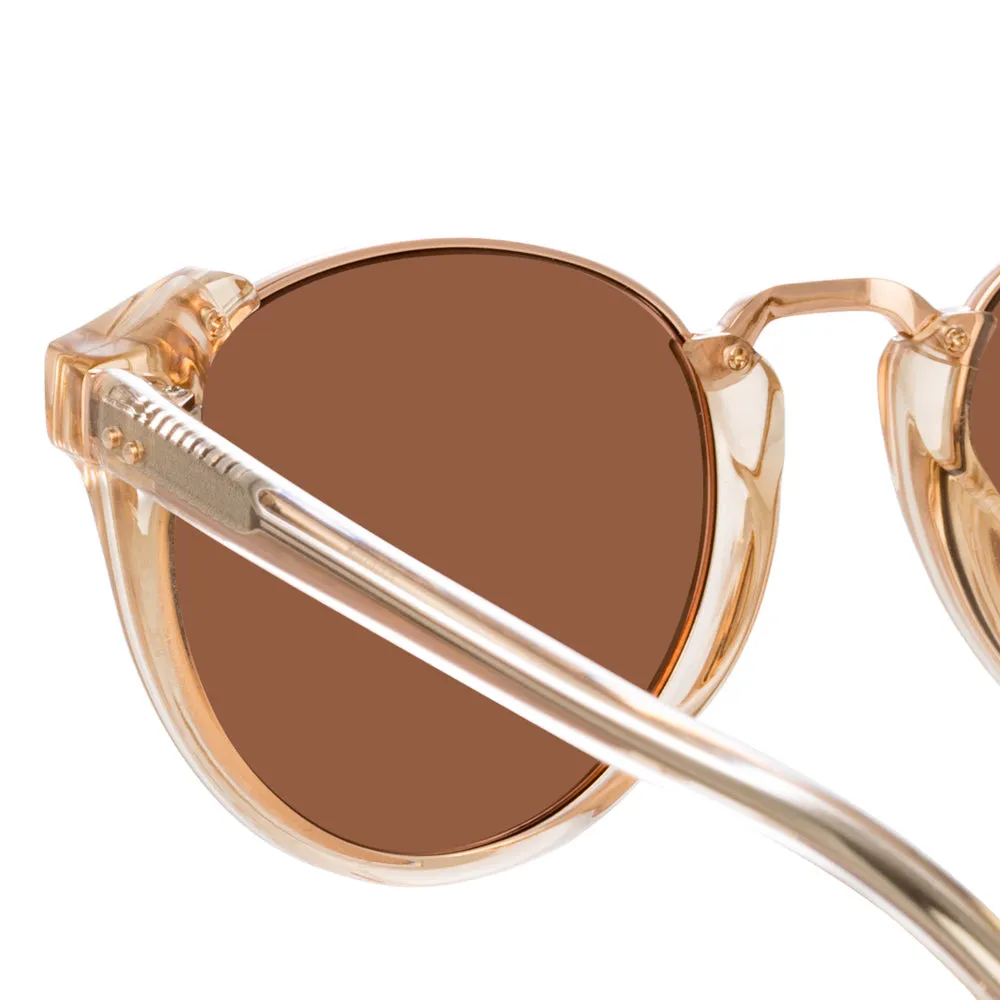 Linda Farrow Tami C4 Oval Sunglasses sold by Linda Farrow product image thumbnail 4