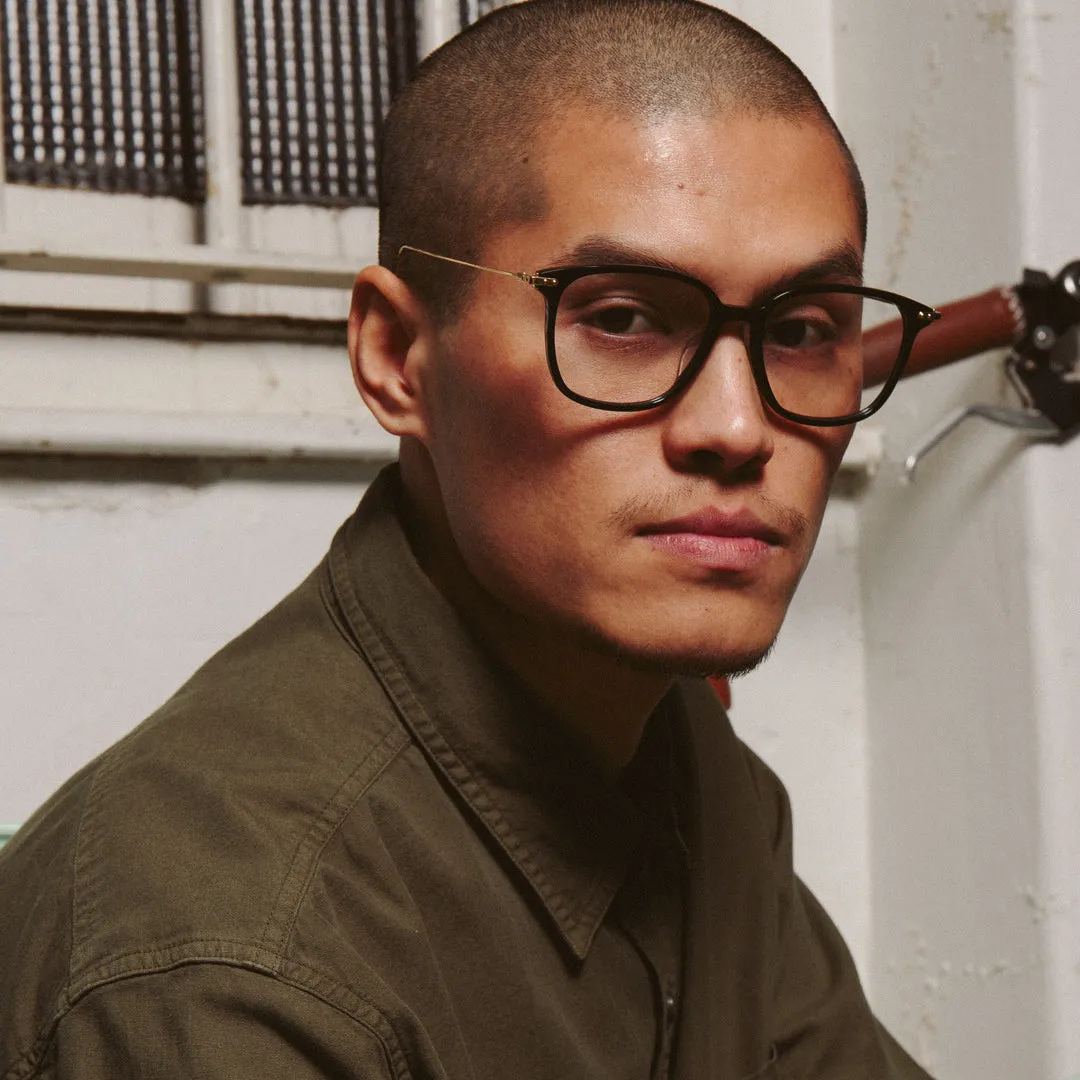 Coffey A Rectangular Optical Frame in Black sold by Linda Farrow product image thumbnail 2